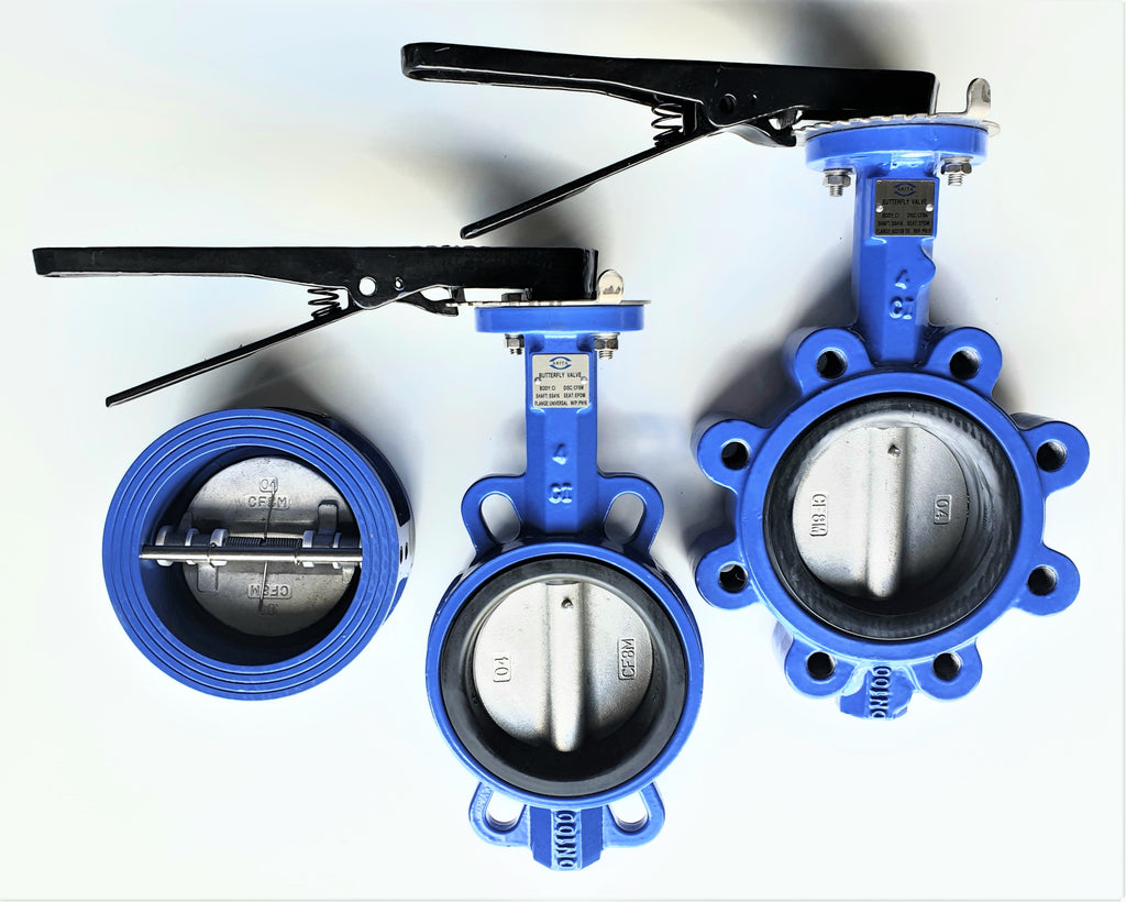 Wafer Type & Lugged Type Butterfly Valve Uses