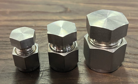 Stattin Stainless Stainless Steel Compression Tube Caps