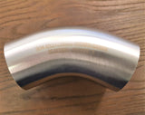 Stattin Stainless Grade 304 Stainless Steel 45° Long Radius Tube Bends