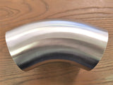 Stattin Stainless Grade 316 Stainless Steel 45° Long Radius Tube Bends