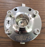 Stattin Stainless 25.4mm (1") Pentair (Keystone) F250 Hygienic Stainless Steel Butterfly Valves