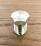 Stattin Stainless 08 NPT (1/4") Stainless Steel NPT 3000lbs Hex Plugs
