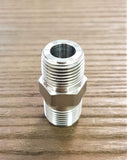 Stattin Stainless 10 NPT (3/8") x 10 BSP (3/8") Stainless Steel NPT/BSP 3000lbs Crossover Hex Nipples