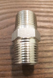 Stattin Stainless 15 NPT (1/2") Stainless Steel NPT 3000lbs Hex Nipples