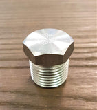 Stattin Stainless 15 NPT (1/2") Stainless Steel NPT 3000lbs Hex Plugs