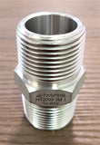 Stattin Stainless 25 NPT (1") Stainless Steel NPT 3000lbs Hex Nipples