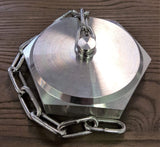 Stattin Stainless 76.2mm (3") Stainless Steel BSM Blank Nuts with Heavy Duty Chain