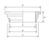 Stattin Stainless Stainless Steel Flat Face BSM Liners