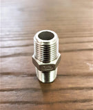 Stattin Stainless 08 BSP (1/4") x 08 NPT (1/4") Stainless Steel BSP/NPT 150lbs Crossover Hex Nipples