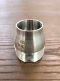 Stattin Stainless 32 BSP (1 1/4") x 31.75mm Stainless Steel BSP Tube Toe Nipples