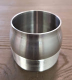 Stattin Stainless 65 BSP (2 1/2" ) x 63.5mm Stainless Steel BSP Tube Toe Nipples