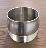 Stattin Stainless 80 BSP (3") x 76.2mm Stainless Steel BSP Tube Toe Nipples