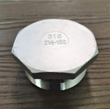 Stattin Stainless Stainless Steel BSP Hex Plugs