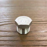 Stattin Stainless Stainless Steel BSP Hex Plugs