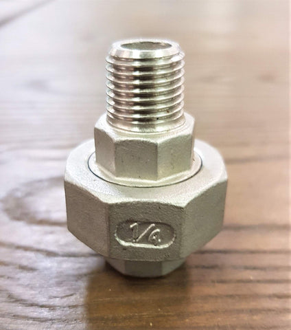 Stattin Stainless Stainless Steel BSP M & F Barrel Unions