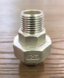 Stattin Stainless Stainless Steel BSP M & F Barrel Unions