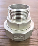 Stattin Stainless Stainless Steel BSP M & F Barrel Unions