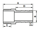 Stattin Stainless Stainless Steel BSP Male Hose Barbs