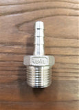 Stattin Stainless Stainless Steel BSP Male Hose Barbs