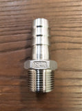 Stattin Stainless Stainless Steel BSP Male Hose Barbs