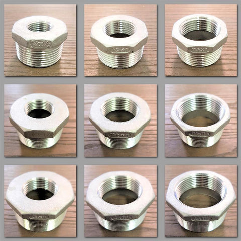 Stattin Stainless Stainless Steel BSP Reducing Bushes