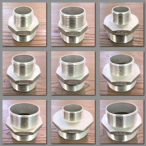 Stattin Stainless Stainless Steel BSP Reducing Nipples