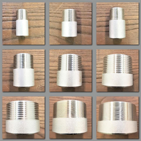 Stattin Stainless Stainless Steel BSP Toe Nipples