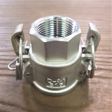 Stattin Stainless 20 BSP (3/4") Stainless Steel Type D Camlocks