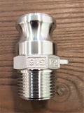 Stattin Stainless 25 BSP (1") Stainless Steel Type F Camlocks