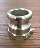 Stattin Stainless 40 BSP (1 1/2") Stainless Steel Type A Camlocks