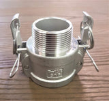 Stattin Stainless 40 BSP (1 1/2") Stainless Steel Type B Camlocks