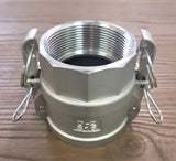 Stattin Stainless 50 BSP (2") Stainless Steel Type D Camlocks