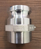 Stattin Stainless 65 BSP (2 1/2") Stainless Steel Type F Camlocks