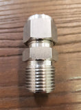 Stattin Stainless 12.7mm x 1/2" BSP Stainless Steel Compression Male Connectors