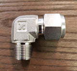 Stattin Stainless 12.7mm x 3/8" BSP Stainless Steel Compression Male Elbows