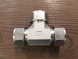 Stattin Stainless 25.4mm (1") Stainless Steel Compression Tube Union Tee's
