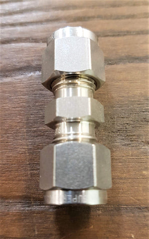 Stattin Stainless 6.35mm (1/4") Stainless Steel Compression Tube Unions