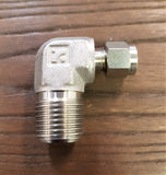 Stattin Stainless 6.35mm x 1/2" BSP Stainless Steel Compression Male Elbows