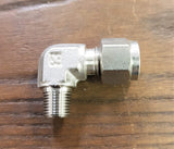 Stattin Stainless 6.35mm x 1/8" BSP Stainless Steel Compression Male Elbows