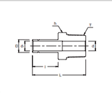Stattin Stainless Stainless Steel Compression Male Adaptors