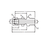 Stattin Stainless Stainless Steel Compression Male Bulkhead Connectors