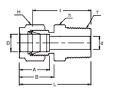 Stattin Stainless Stainless Steel Compression Male Connectors