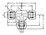 Stattin Stainless Stainless Steel Compression Tube Union Tee's