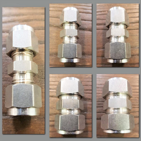 Stattin Stainless Stainless Steel Compression Tube Unions
