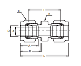 Stattin Stainless Stainless Steel Compression Tube Unions