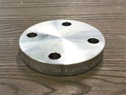 Stattin Stainless 25NB (1") Stainless Steel DIN PN16 Blind Flanges