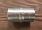 Stattin Stainless 38.1mm Mirror Flush In-Line Joiner Stainless Steel Flush Handrail Fittings