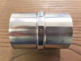 Stattin Stainless 50.8mm Mirror Flush In-Line Joiner Stainless Steel Flush Handrail Fittings