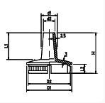 Stattin Stainless Stainless Steel Knock in Rail Converters