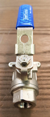 Stattin Stainless 08 BSP (1/4") Stainless Steel 2 Piece Ball Valves
